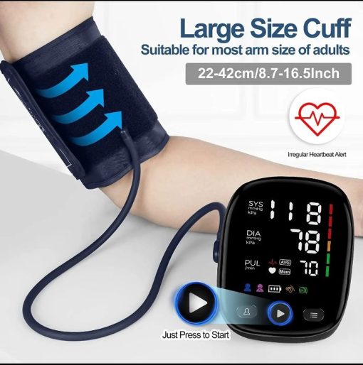 Kingclinic Blood Pressure Monitor with LED Display - Image 2