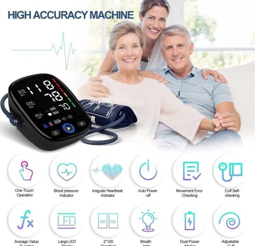 Kingclinic Blood Pressure Monitor with LED Display - Image 3