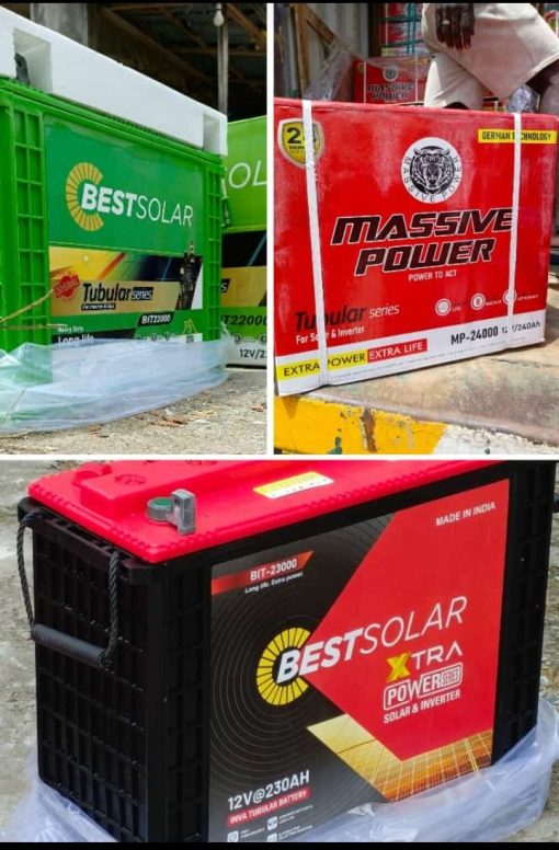 220AH Tubular Solar Batteries
