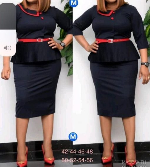 Classic Women Skirts and Blouse sizes L, XL, XXL