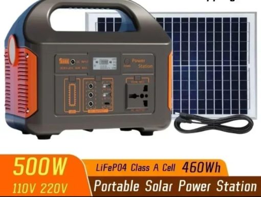 500w Portable Solar Power Station
