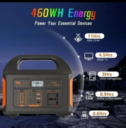 400w Portable Solar Power Station Suitable For Your Tv, Fans, bulbs, Laptop and Phone charging - Image 2