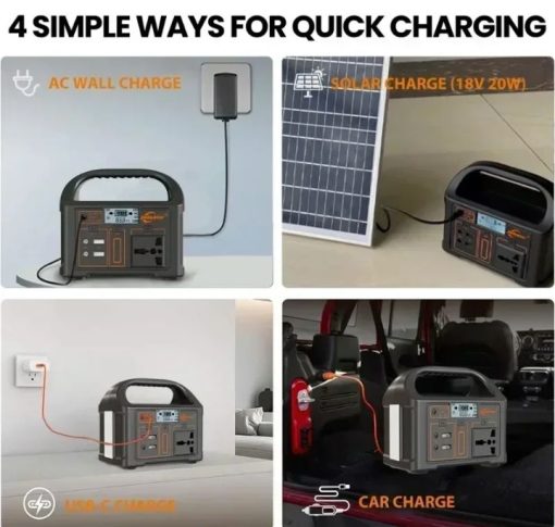 400w Portable Solar Power Station Suitable For Your Tv, Fans, bulbs, Laptop and Phone charging - Image 3