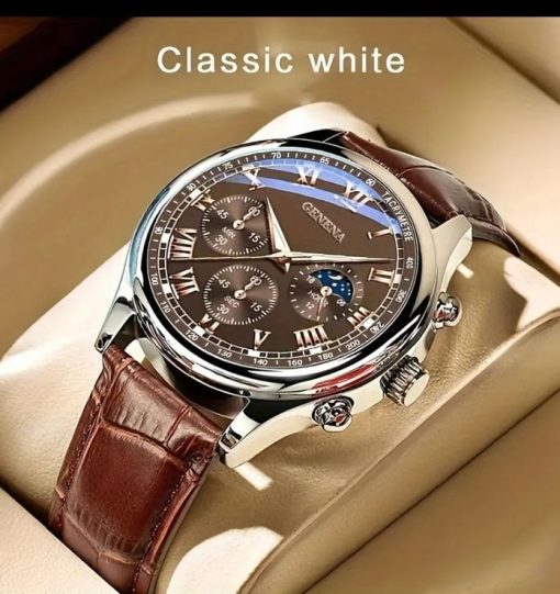 Geneva High Quality Men's Luxury Quartz Watt