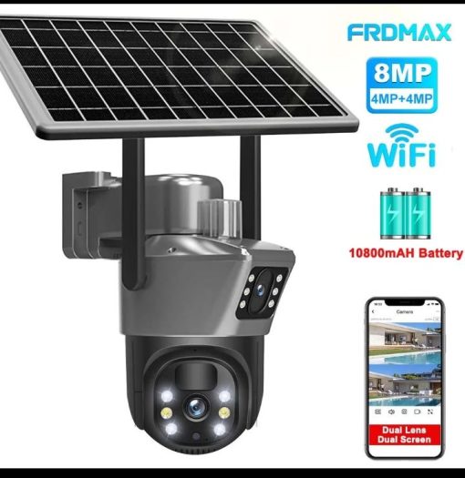 8MP 4K WiFi Solar Camera outdoor Wireless CCTV - Image 2