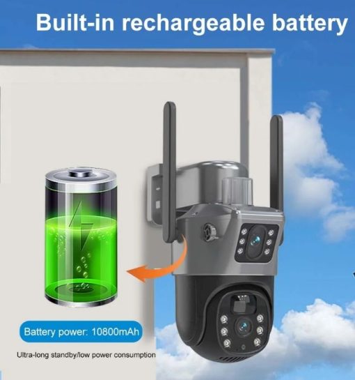 8MP 4K WiFi Solar Camera outdoor Wireless CCTV - Image 4