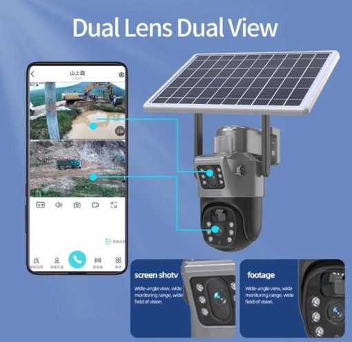 8MP 4K WiFi Solar Camera outdoor Wireless CCTV