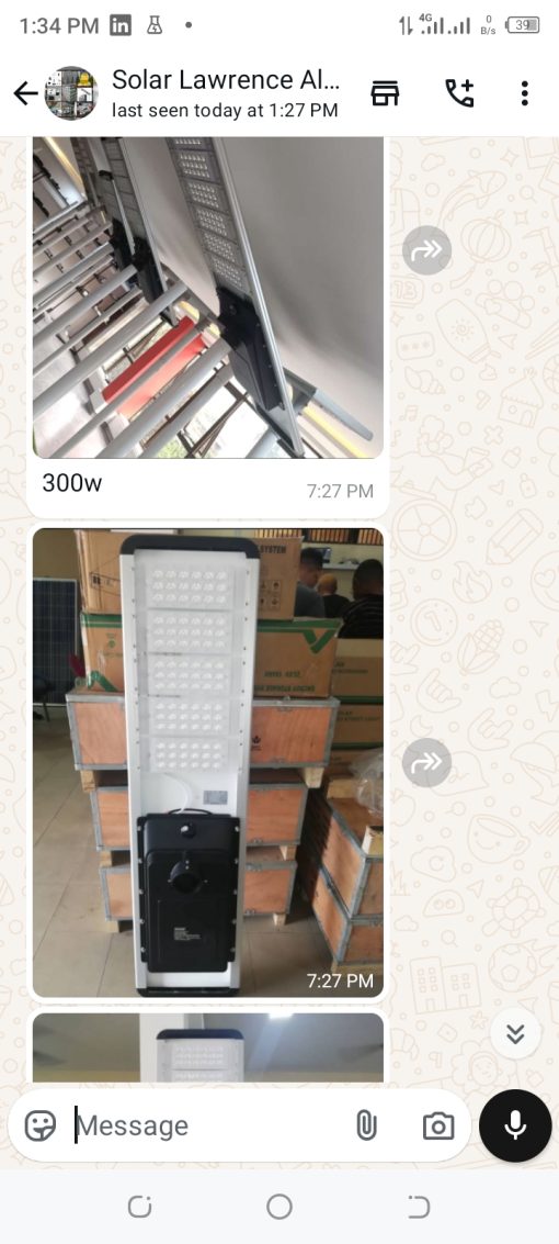 100w Solar LED Street Light - Image 2